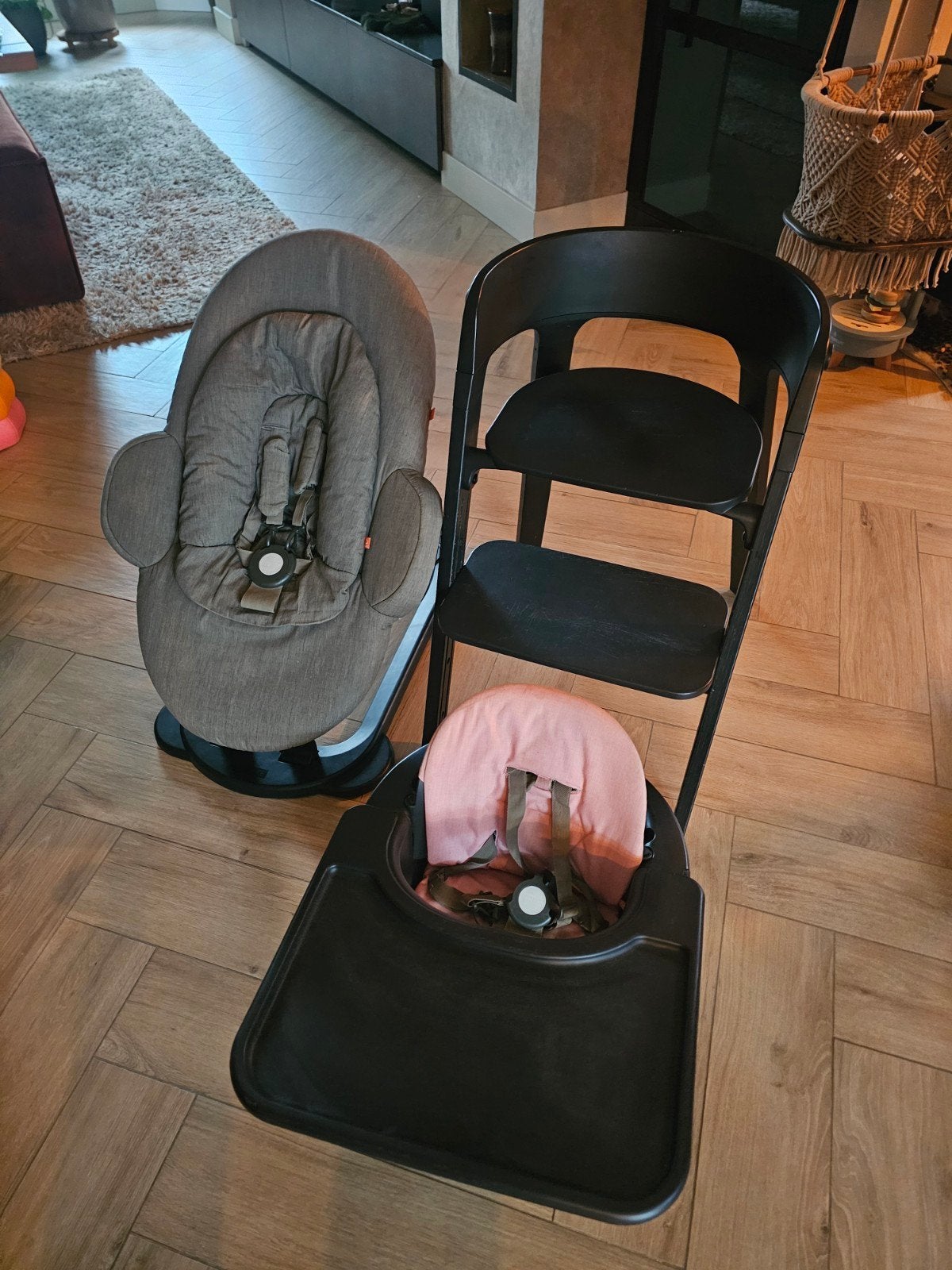 Stokke Steps Complete Set - Meegroeistoel met Wipstoel, Ophalen of Verzenden, Zo goed als nieuw, Meegroeistoel, Aanschuifbaar