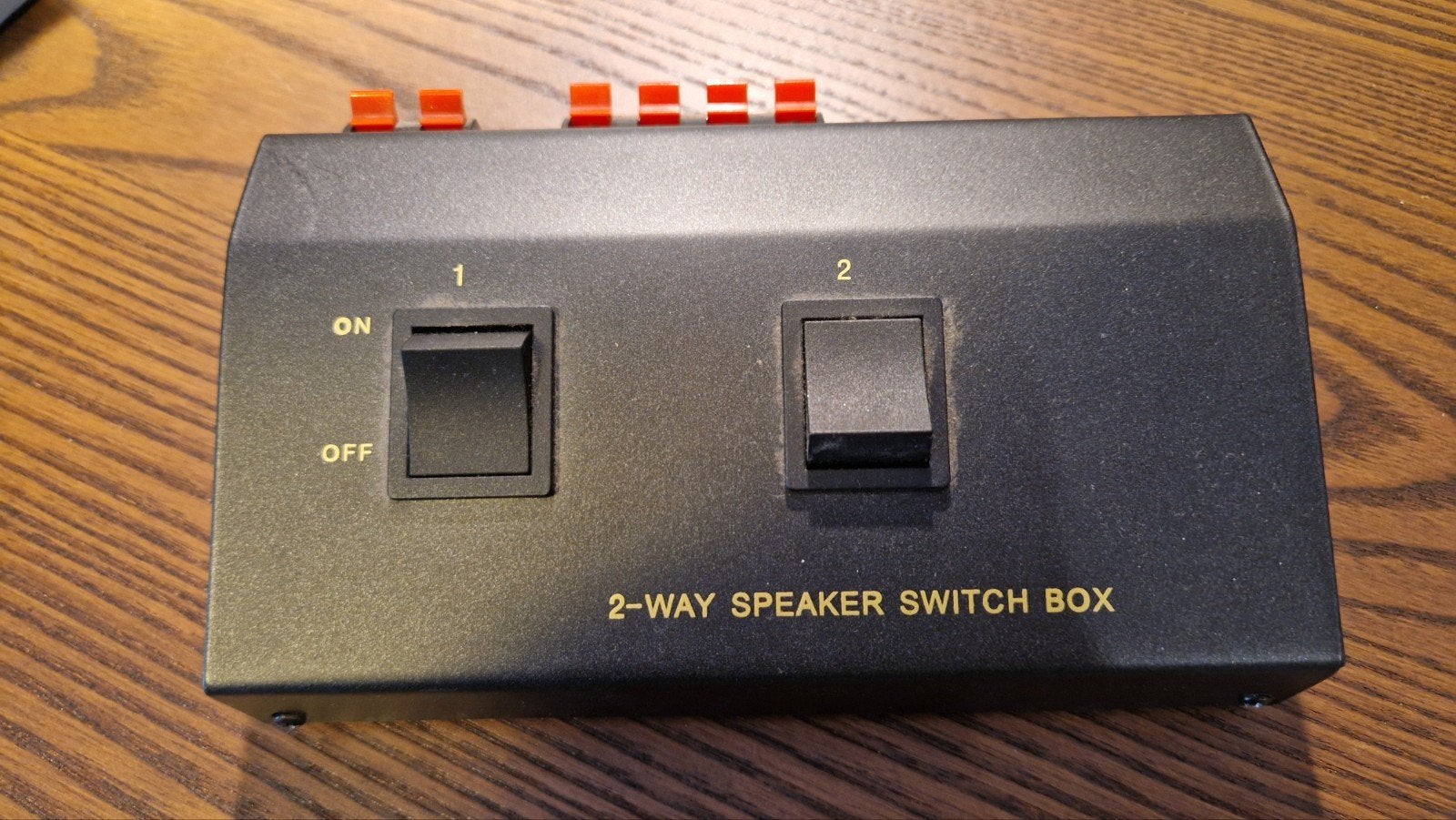 Goobay 2-weg Speaker Switch Box - Audio Schakelaar, Audio, Tv en Foto, Luidsprekers, Overige merken, Gebruikt, Overige typen, Ophalen of Verzenden