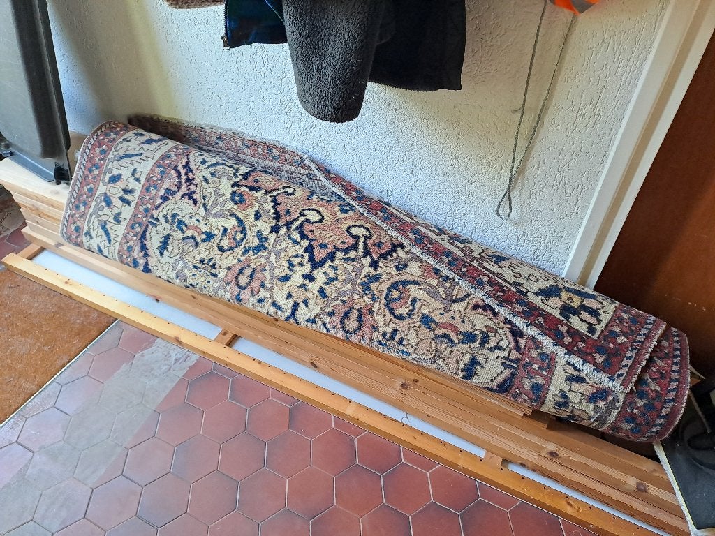 Tapijt vloerkleed Ophalen, Ophalen, Gebruikt, Blauw, 100 tot 150 cm
