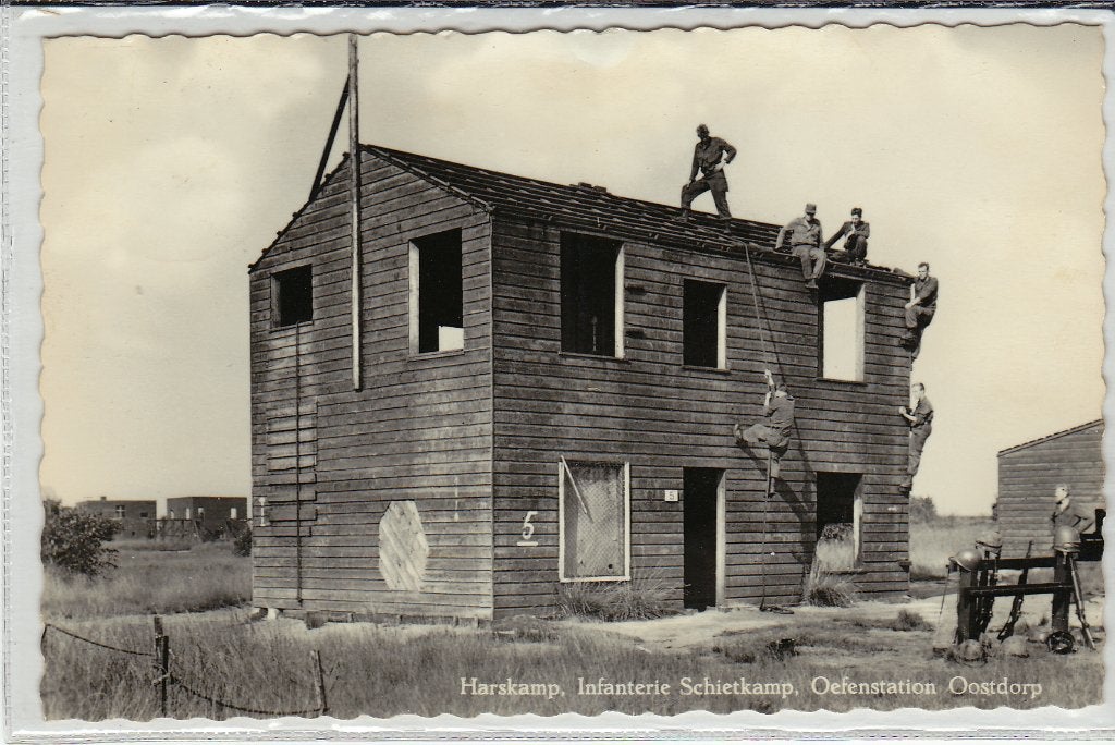 Harskamp Infanterie Schietkamp Oefenstation Oostdorp, Verzenden, 1940 tot 1960, Gelopen, Gelderland