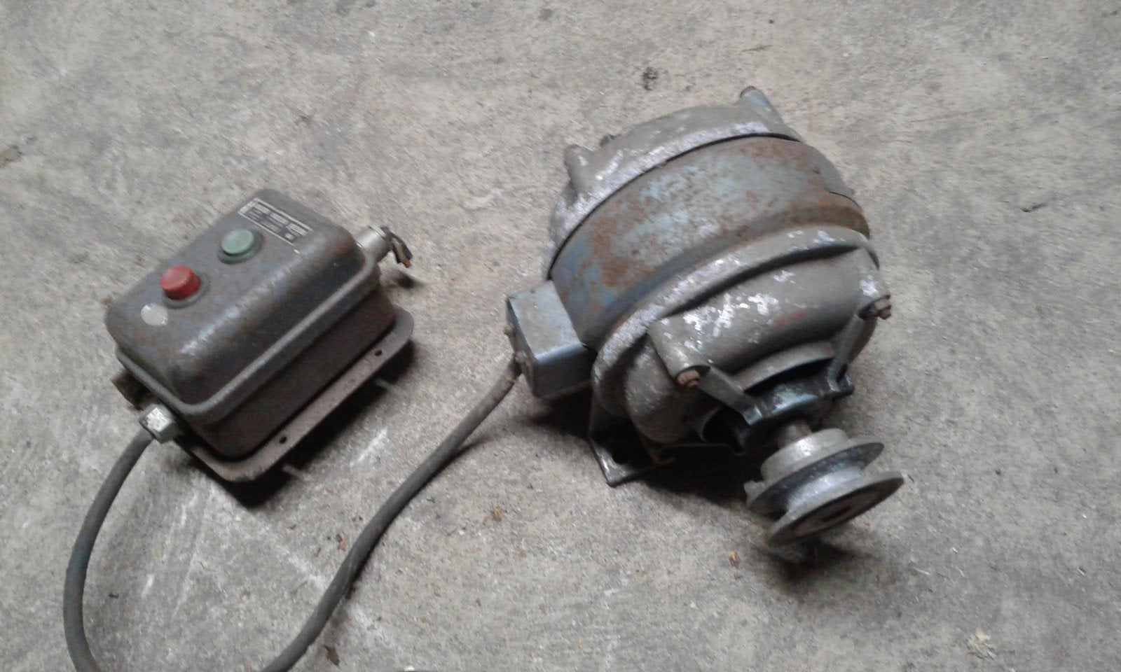 Elektro motor krachtstroom, Ophalen