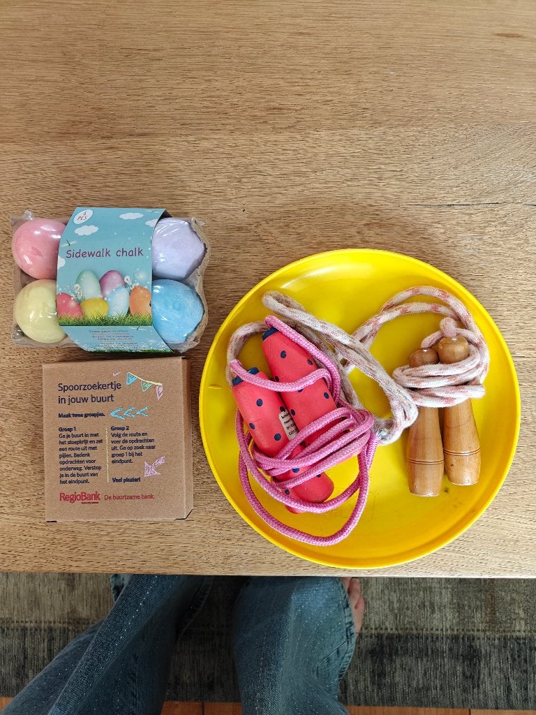 GRATIS buitenspeelgoed, Ophalen