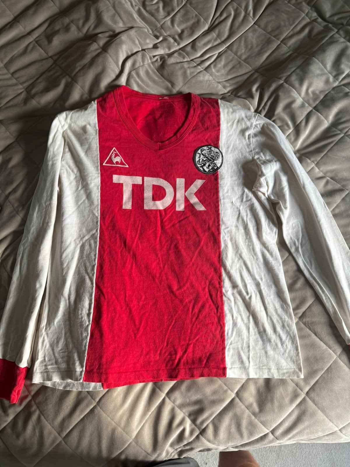 Ajax Marco van Basten Matchworn Shirt #9, Verzamelen, Sportartikelen en Voetbal, Ophalen of Verzenden, Gebruikt, Ajax, Shirt
