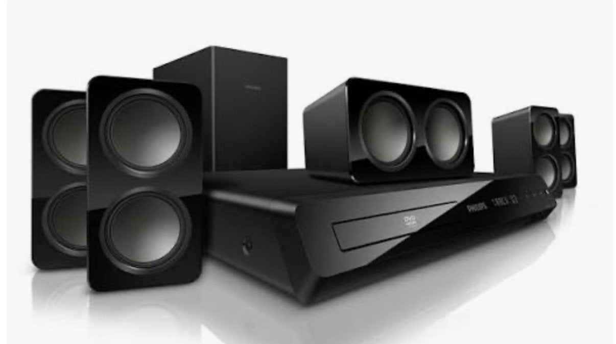 Philips home cinema set, Ophalen, Zo goed als nieuw, Philips, Dvd-speler