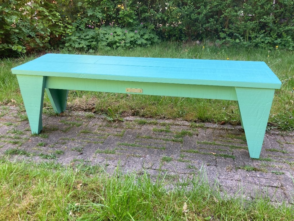 Eyecatcher tuinbank, Tuin en Terras, Ophalen, Nieuw, Hout