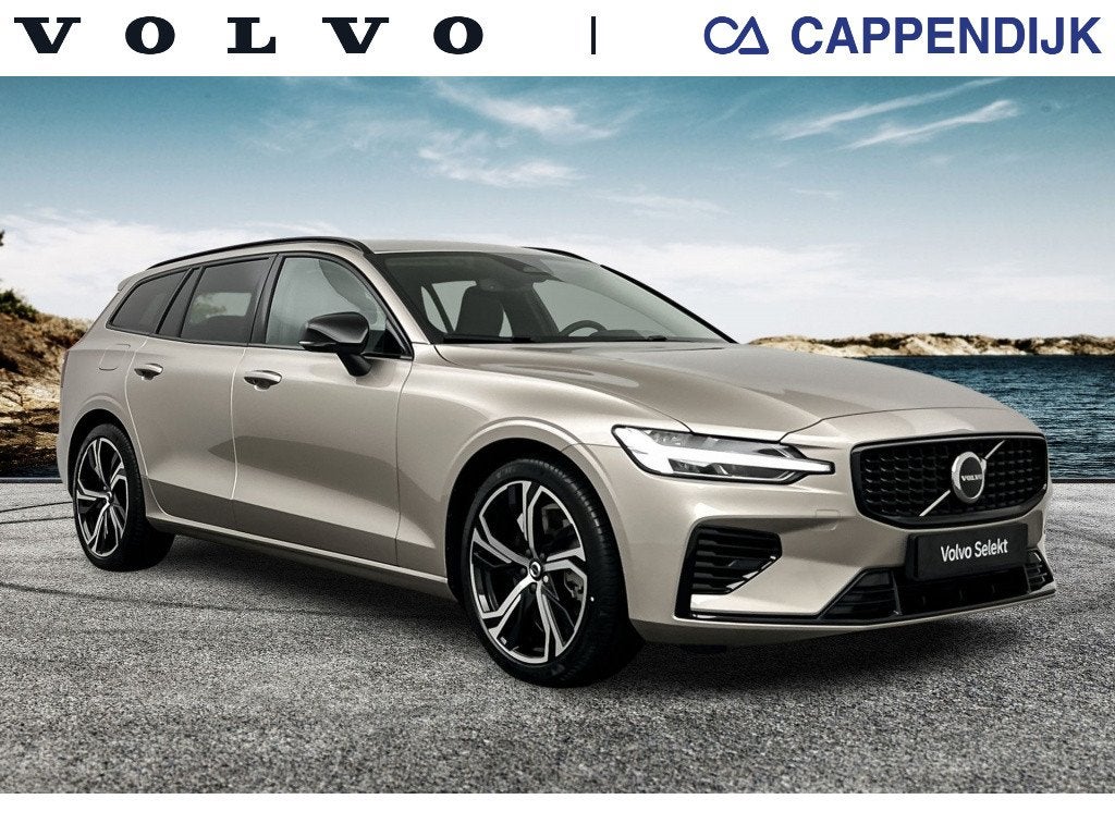 Volvo V60 T6 AWD GT Plus Dark 19" (bj 2026, automaat), Auto's, Automaat, Euro 6, 4 cilinders, Hybride Elektrisch/Benzine