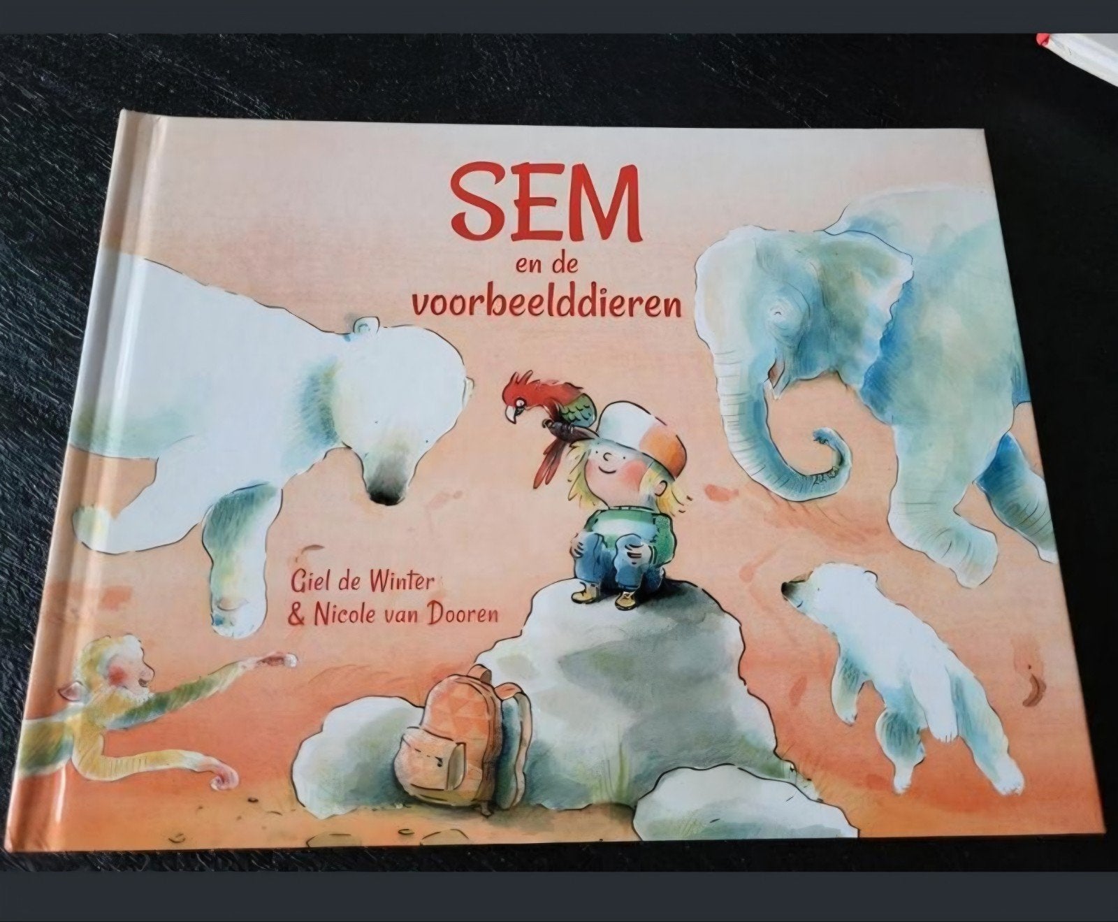 Sem en de voorbeelddieren. Boek van Giel de Winter & Nicole, Jongen of Meisje, Giel de winter, Ophalen of Verzenden, Zo goed als nieuw