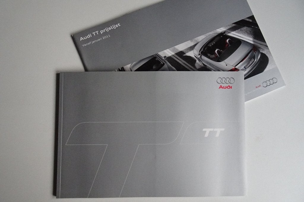 Audi TT brochure en prijslijst - 2011, Boeken, Ophalen of Verzenden, Zo goed als nieuw, Audi