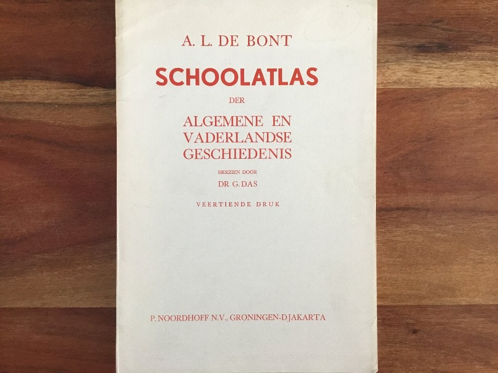 Schoolatlas der algemene en vaderlandse geschiedenis, Bont, Gelezen, Overige atlassen, Verzenden, Voor 1800