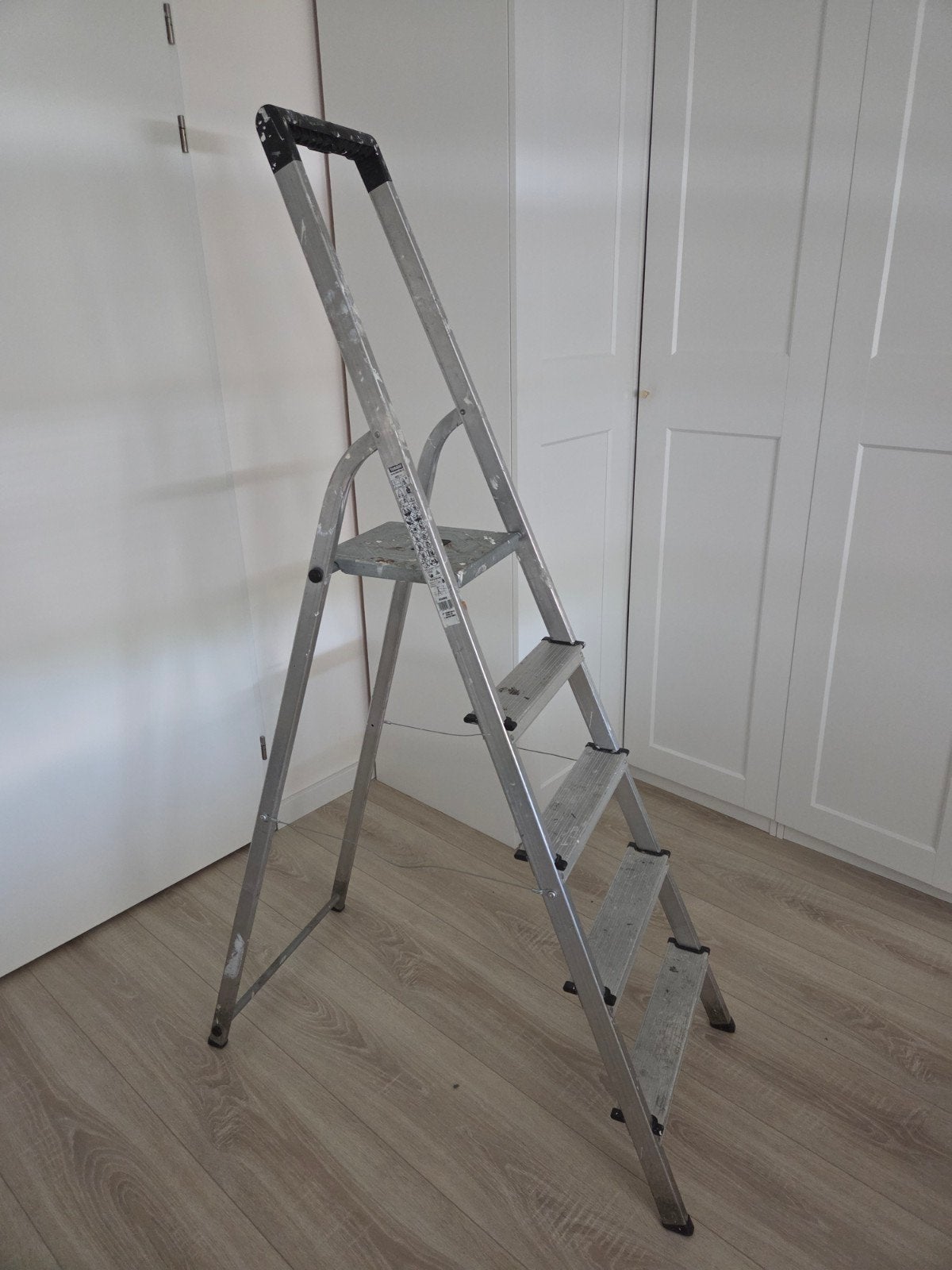Aluminium Ladder 5 Treden Tomado Metaltex 416305, Ophalen, Gebruikt, 4 meter of meer