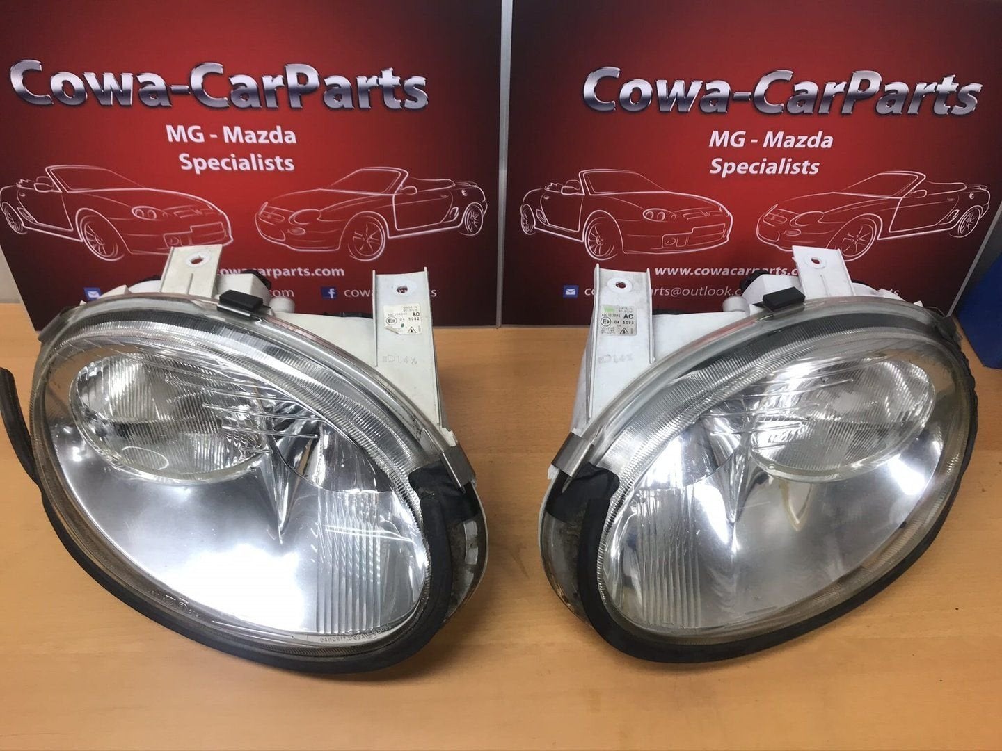 mg tf mgtf mg f mgf refurbished koplampen + nieuwe reflector, Auto-onderdelen, -, -, Nieuw, Ophalen of Verzenden