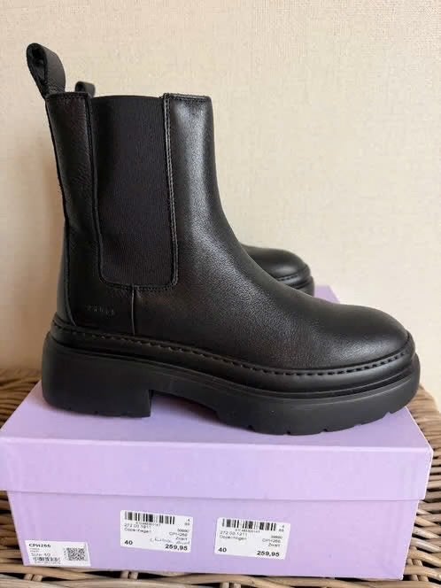 leren zwarte korte Chelsea boots Copenhagen laarzen maat 40, Zwart, Lage of Enkellaarzen, Nieuw, Ophalen of Verzenden