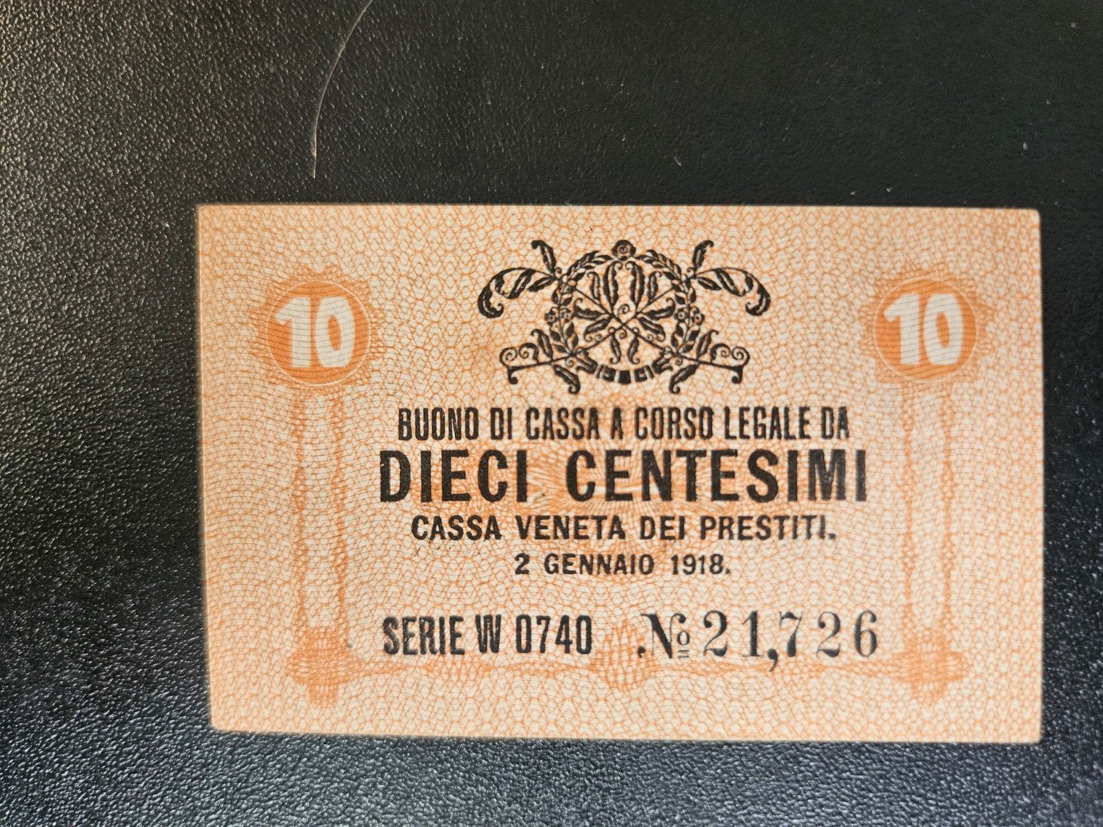 Italië Cassa Veneta pick M2 1918 UNC-, Verzenden, Italië, Los biljet