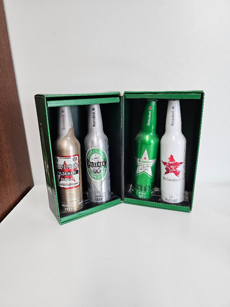 Heineken jubileum bieren voor €20,-, Verzamelen, Biermerken, Ophalen of Verzenden, Zo goed als nieuw, Overige typen, Heineken