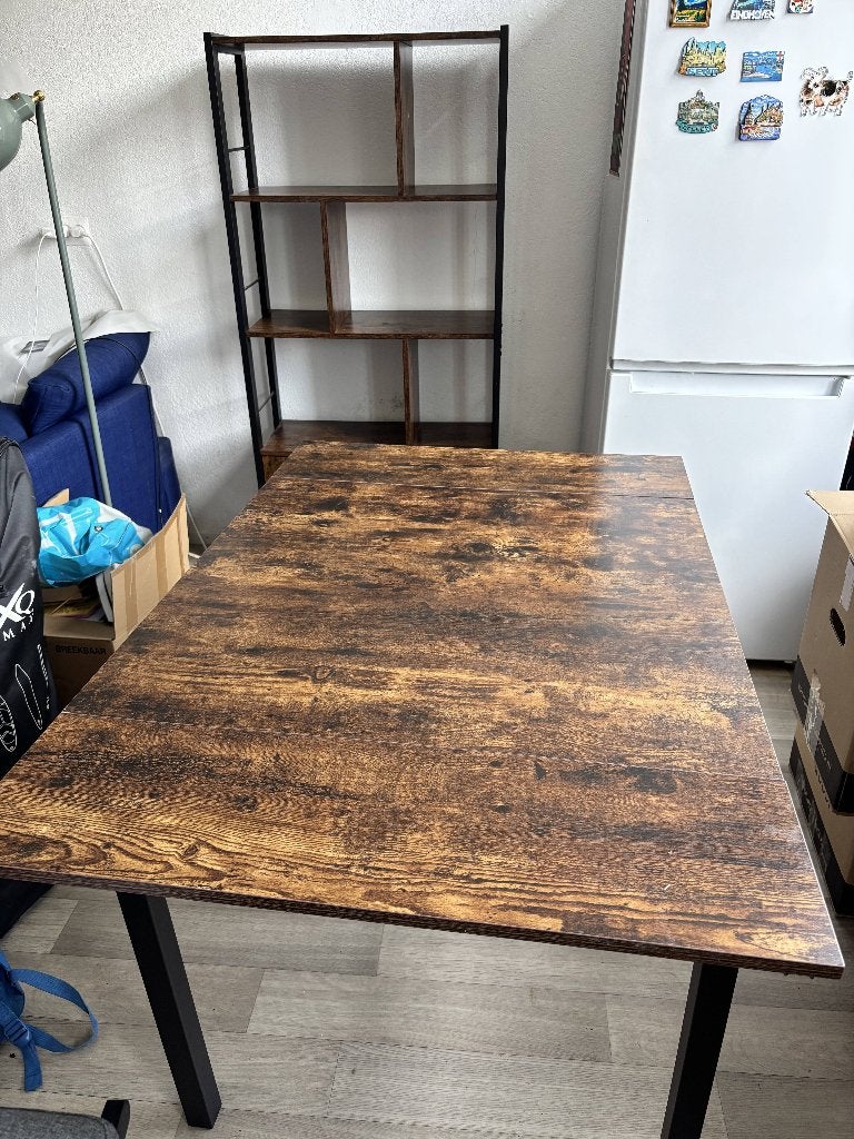 Inklapbare eettafel, 100 tot 150 cm, Zo goed als nieuw, Vier personen, Rechthoekig