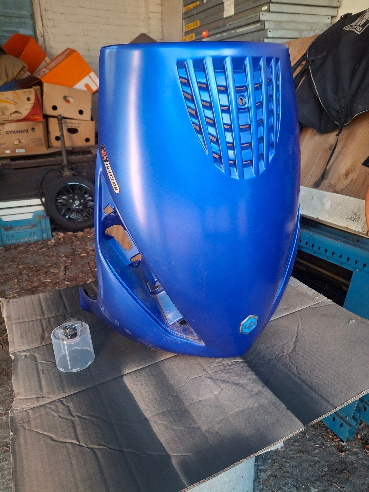 Piaggio Zip voorkap, Ophalen