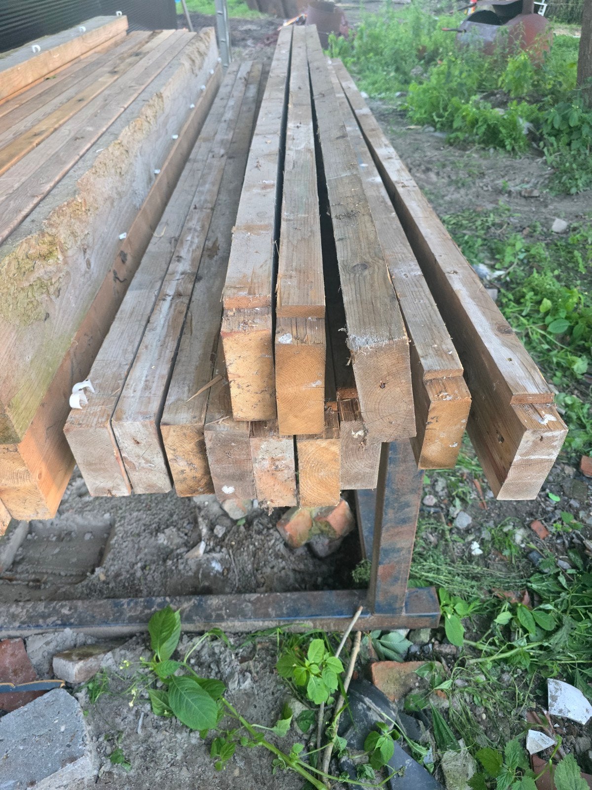 Balken 60x160 3m 13 stuks dak gordingen, Ophalen, 250 cm of meer, Balken