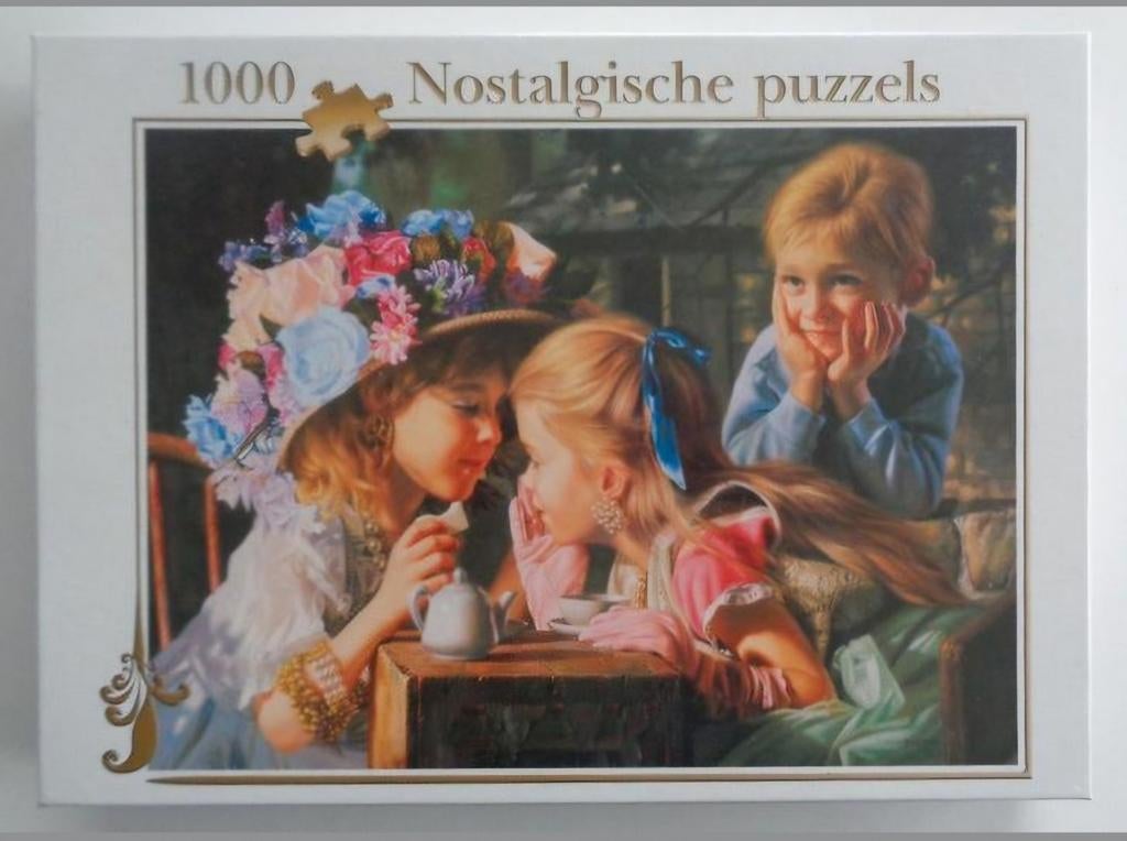 Nostalgische puzzel 1000 stukjes - Nieuw in verpakking, Ophalen of Verzenden, 500 t/m 1500 stukjes, Nieuw, Legpuzzel