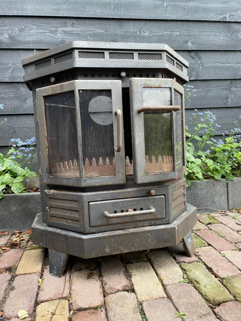 Allesbrander kachel te koop, Huis en Inrichting, Kachels, Ophalen of Verzenden, Zo goed als nieuw, Hout, Houtkachel