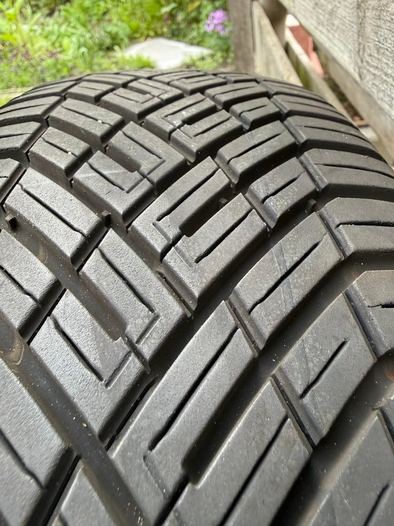 Continental All Season Contact 2 stalen velgen - 7mm profiel, Auto-onderdelen, Banden en Velgen, Banden en Velgen, All Season