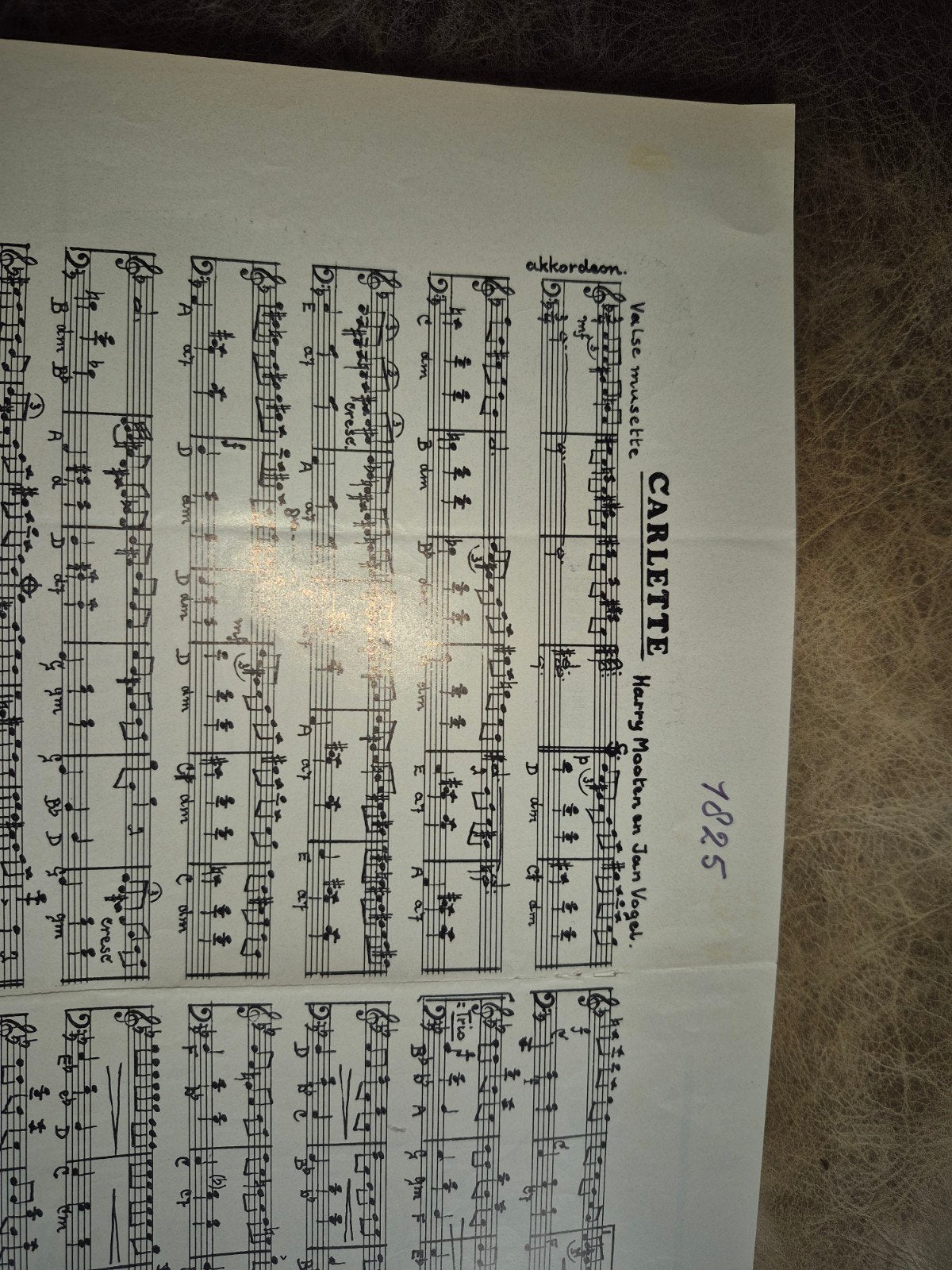 Hohner Accordeon Muziekblad - Carlette, Gebruikt, Postbus 156, Hilversum, Hohner Nederland B.V., Onbekend