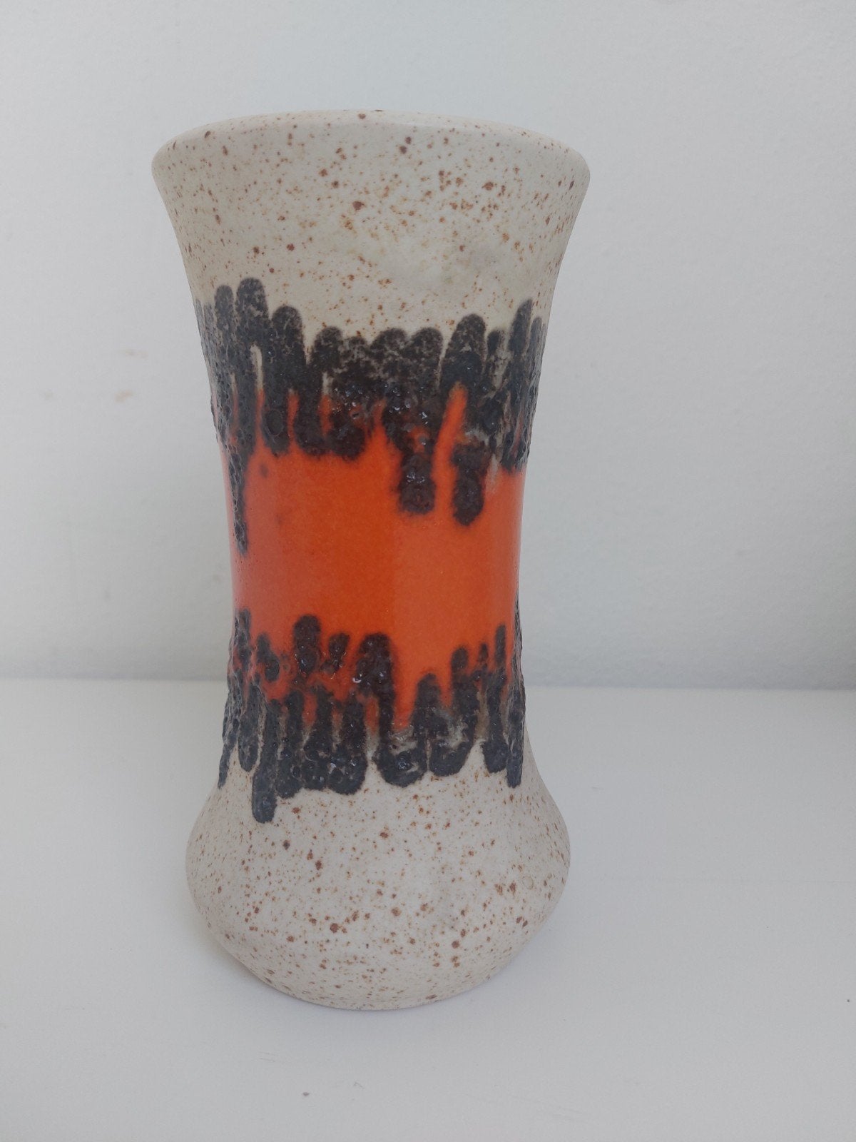 Vaas door Bay keramik in Fat Lava-stijl, Ophalen of Verzenden
