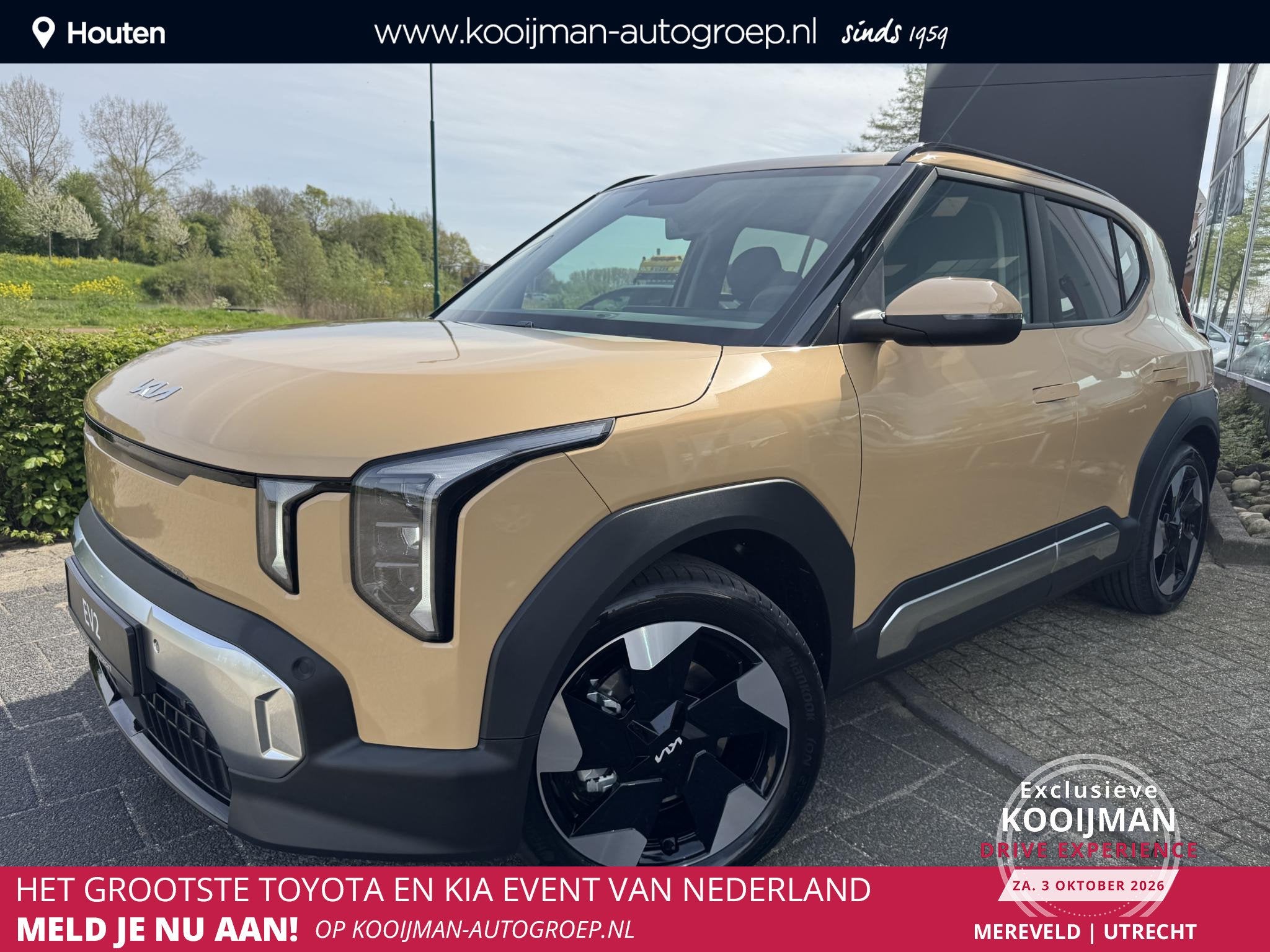 Kia EV2 Plus 42.2 kWh 4p. , Snel Leverbaar! Inclusief 3000 E, Auto's, Stof, Overige modellen, 4 stoelen, Nieuw