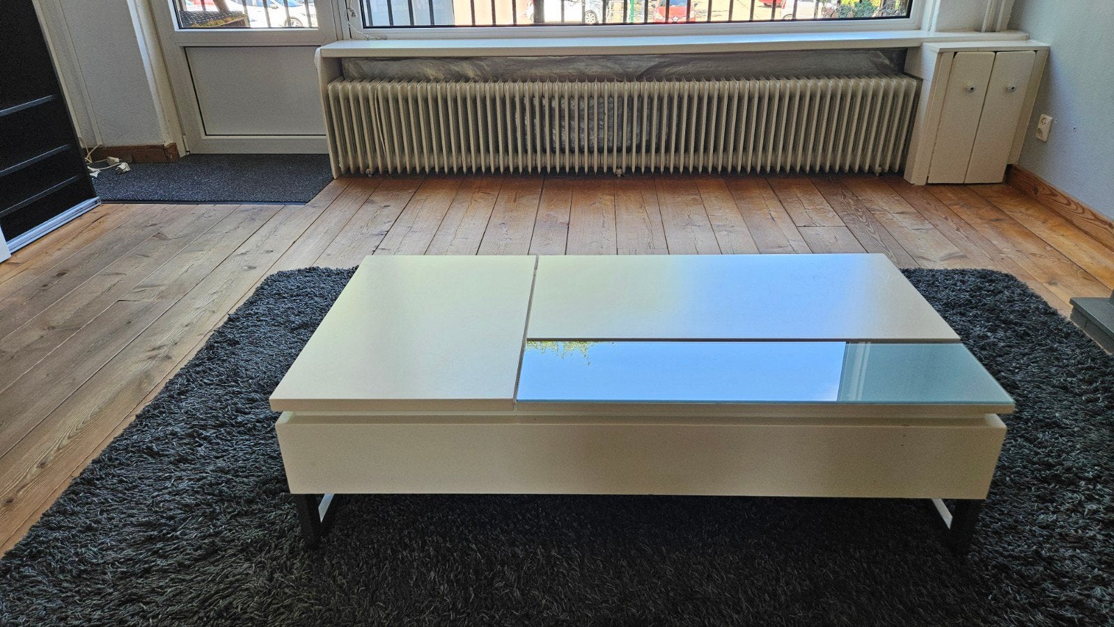 Salontafel Xooon met lift en opbergruimte, Ophalen