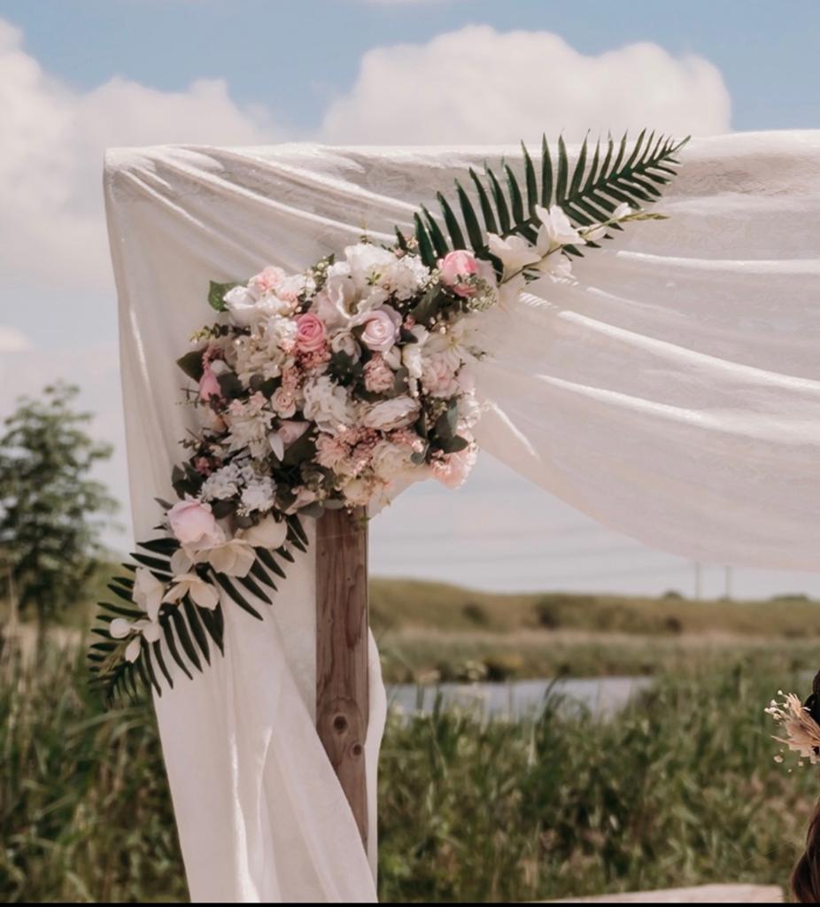 Bruiloft bloemen decoratie, Ophalen