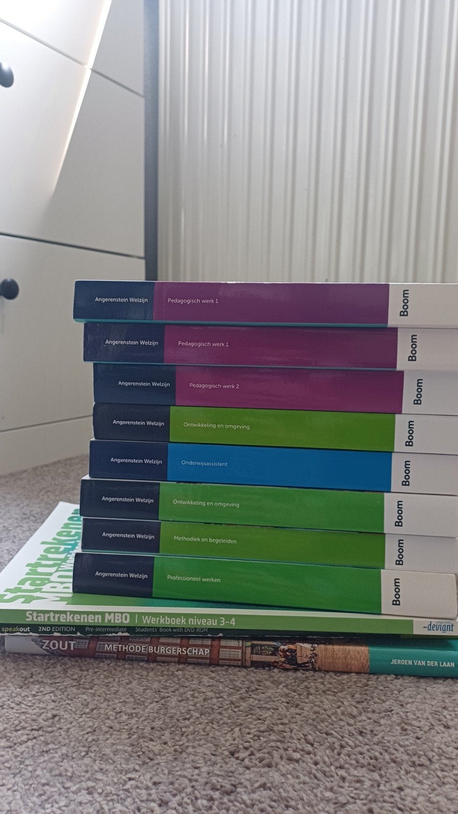 Schoolboeken onderwijsassistent/maatschappelijke zorg, Ophalen of Verzenden, Zo goed als nieuw, Overige niveaus