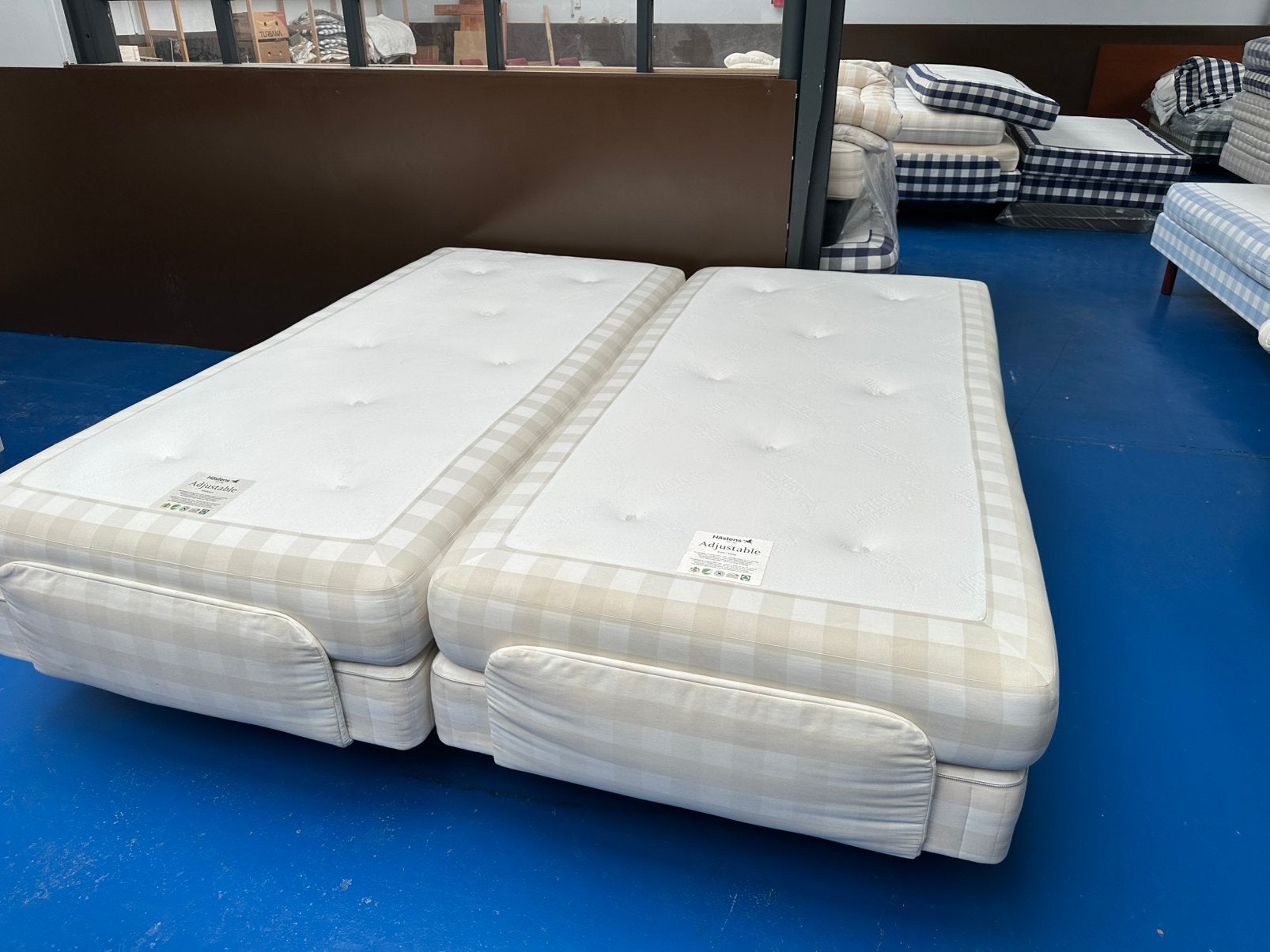 Hästens Elektrische Boxspring 210x220 cm – Enorme Korting, 210 cm, Tweepersoons, Ophalen of Verzenden, Zo goed als nieuw