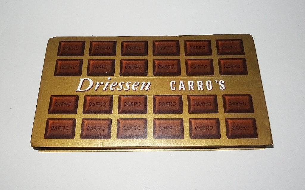 Driessen chocolade Carro's doos, Ophalen of Verzenden, Zo goed als nieuw, Verpakking