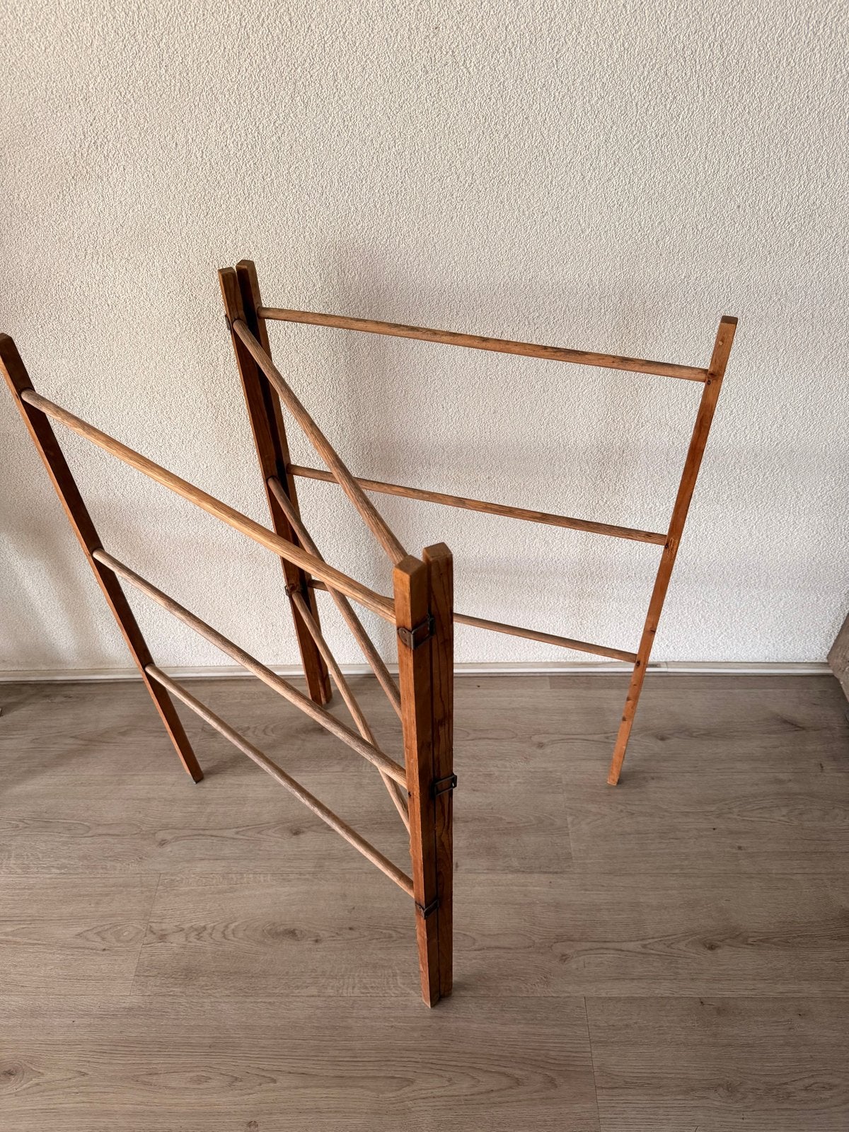 Vintage houten droogrek, Ophalen, Gebruikt
