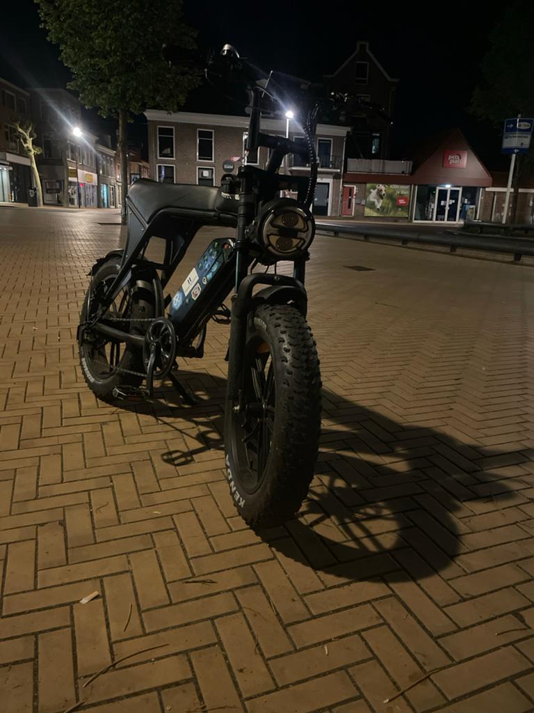 Stoere Fatbike op de teller ruilen voor opvoer baar, Fietsen en Brommers, Elektrische fietsen, Gebruikt, Minder dan 47 cm, 50 km per accu of meer