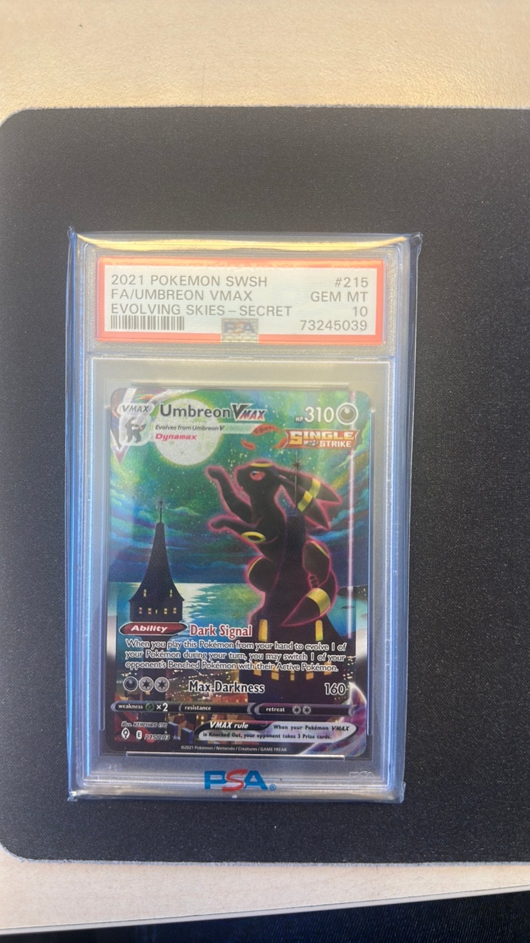 Umbreon vmax psa 10. Inruil mogelijk!, Ophalen, Zo goed als nieuw, Meerdere kaarten