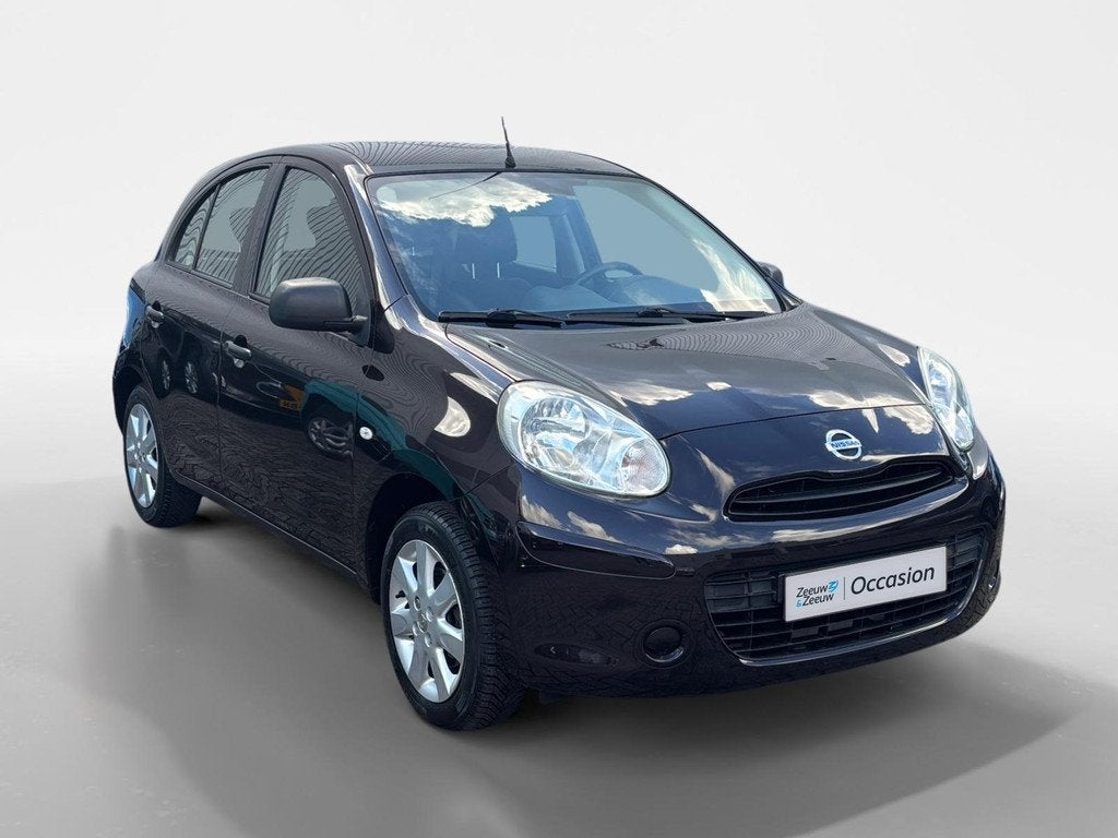 Nissan Micra 1.2 Visia Pack | Automaat | Airco | Elektr. Ram, Auto's, Stof, Gebruikt, 31 €/maand, Overige kleuren