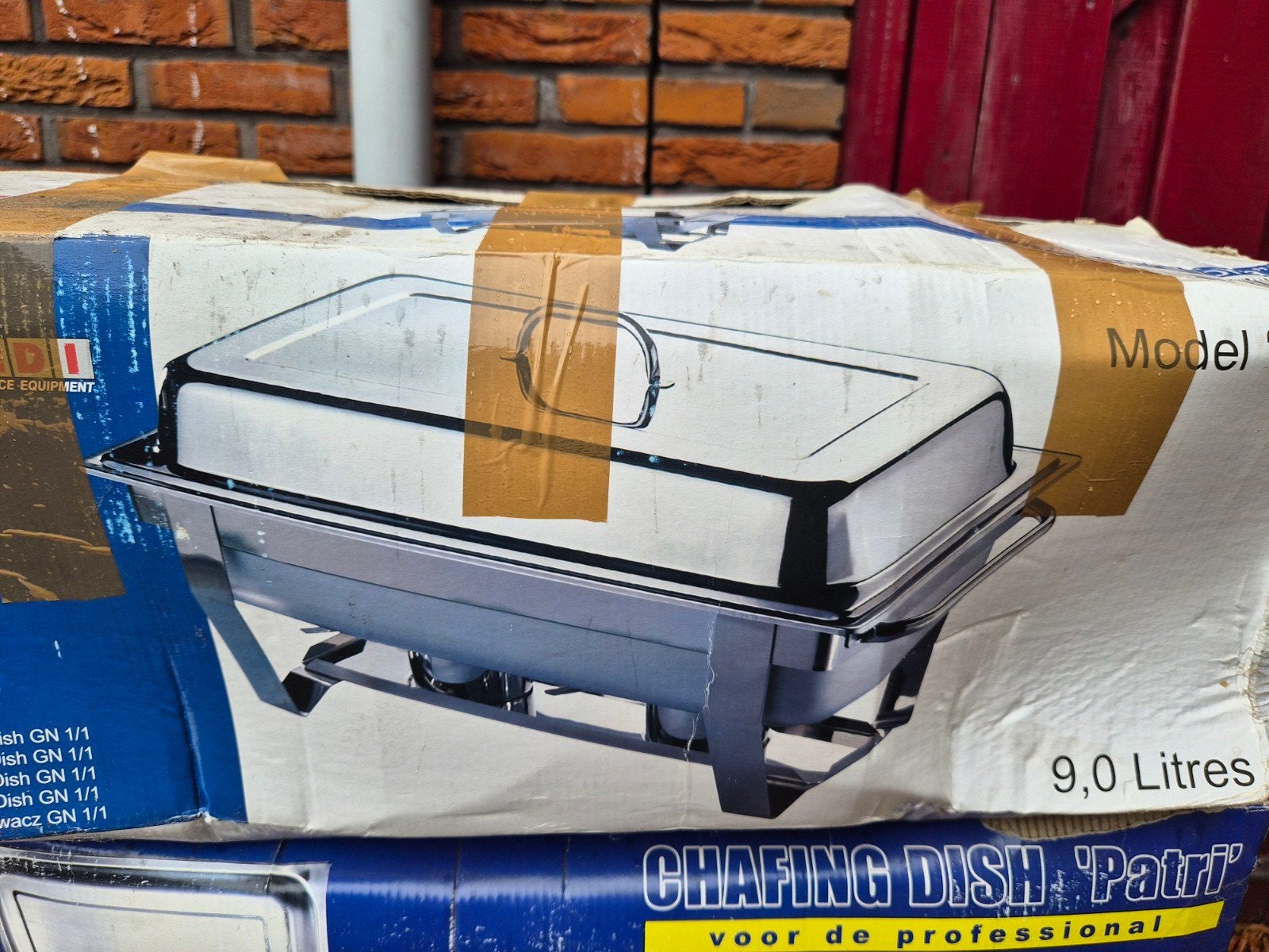 4 Chafing Dish €110, Ophalen, Overige typen, Metaal, Overige merken