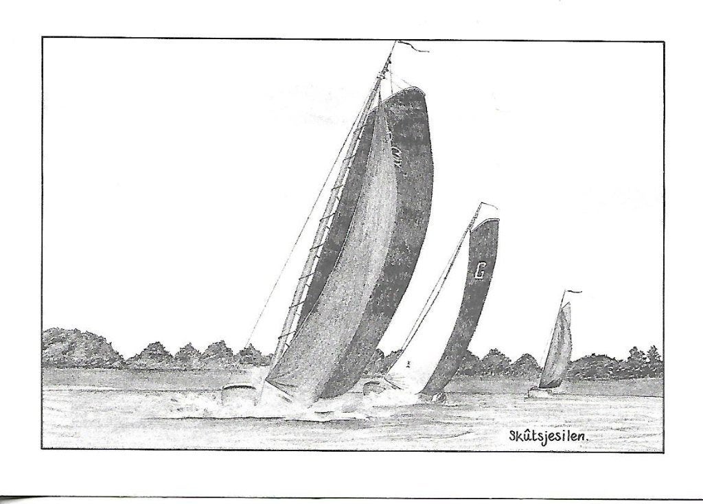 Friesland- -Skûtsjesilen., Verzenden, 1980 tot heden, Ongelopen, Friesland