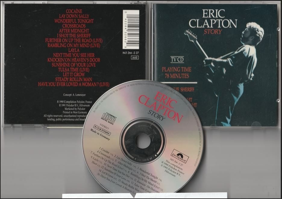 Eric Clapton - Story, Ophalen of Verzenden, Zo goed als nieuw, Poprock