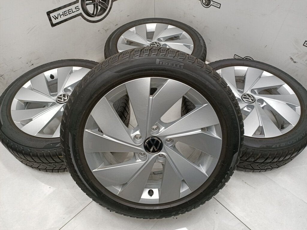 VW Golf 8 GTI Belmont velgen 17"inch winterbanden 5x112, Auto-onderdelen, Ophalen, Gebruikt, 17 inch, Banden en Velgen