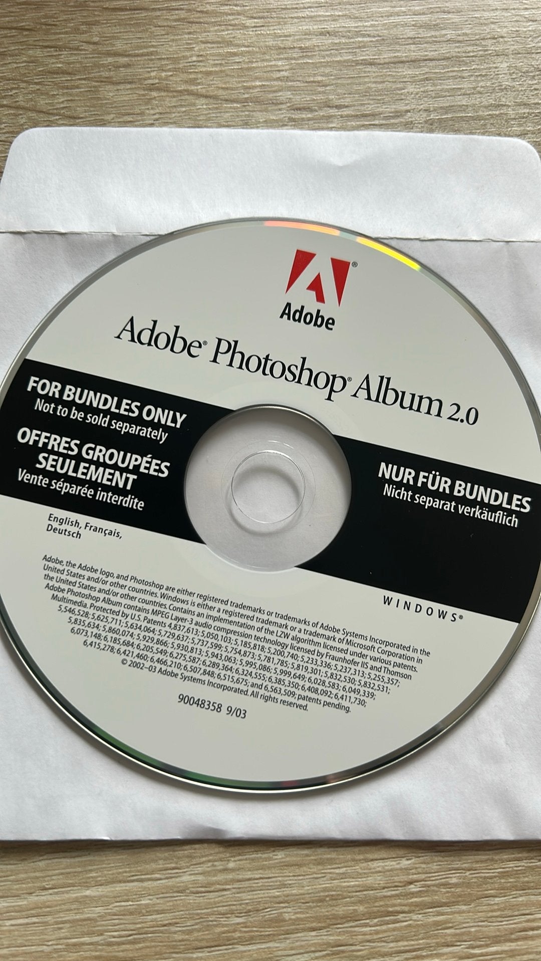 Adobe Photoshop Album 2.0 (XP versie), Ophalen of Verzenden, Windows