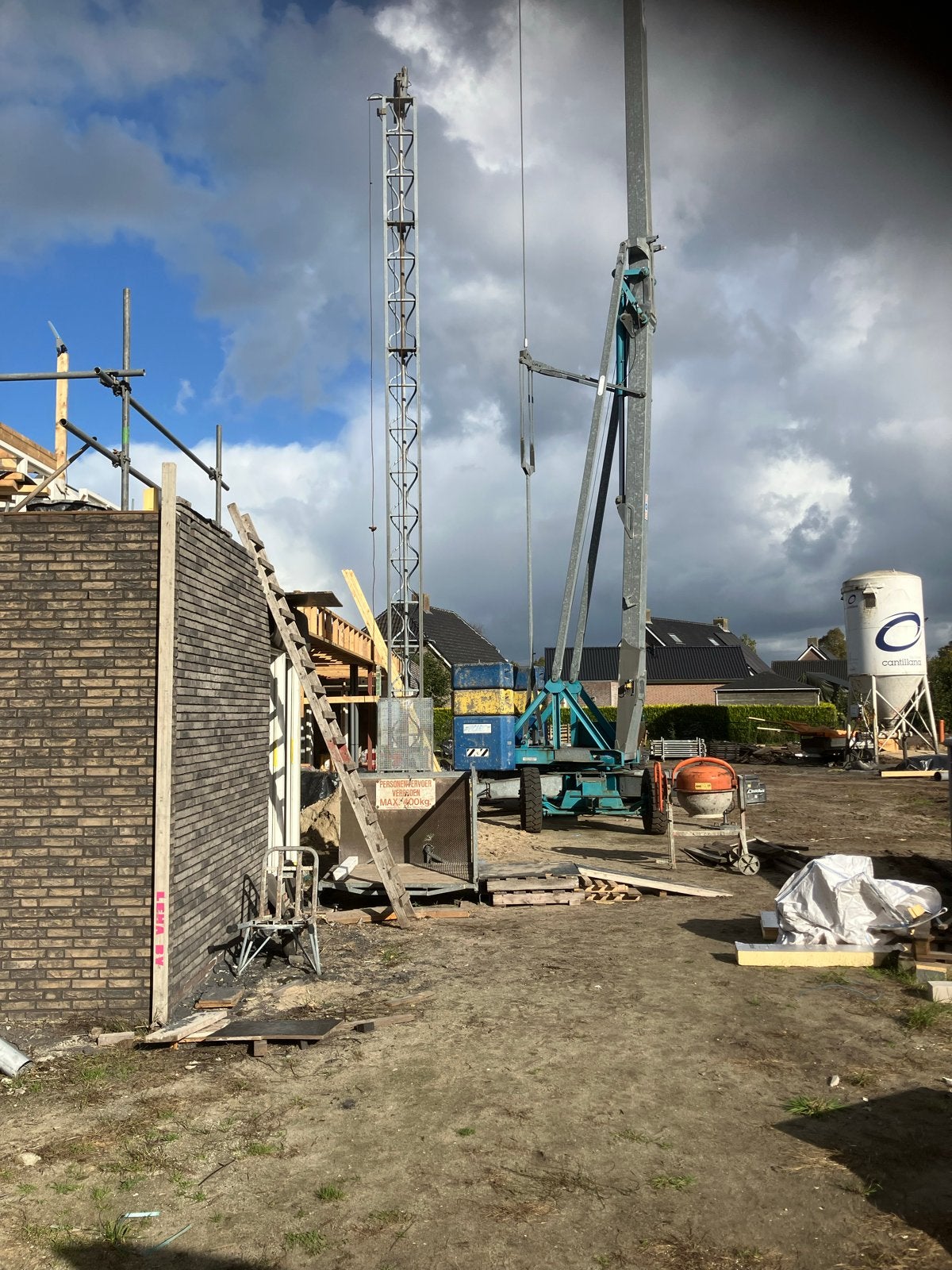 Neko Bouwlift Type 400 A - 400 kg hefvermogen, 8m hoogte, Zakelijke goederen, Ophalen