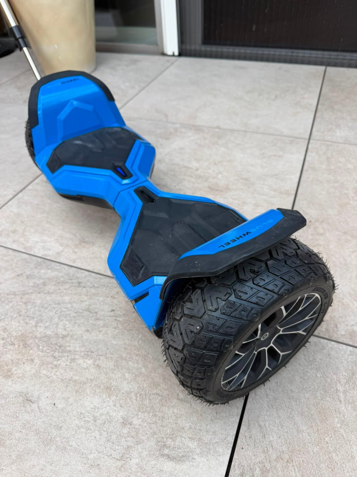 Blauwe Hoverboard met Off-Road Banden, Fietsen en Brommers, Steps, Ophalen, Gebruikt, Elektrische step (E-scooter)