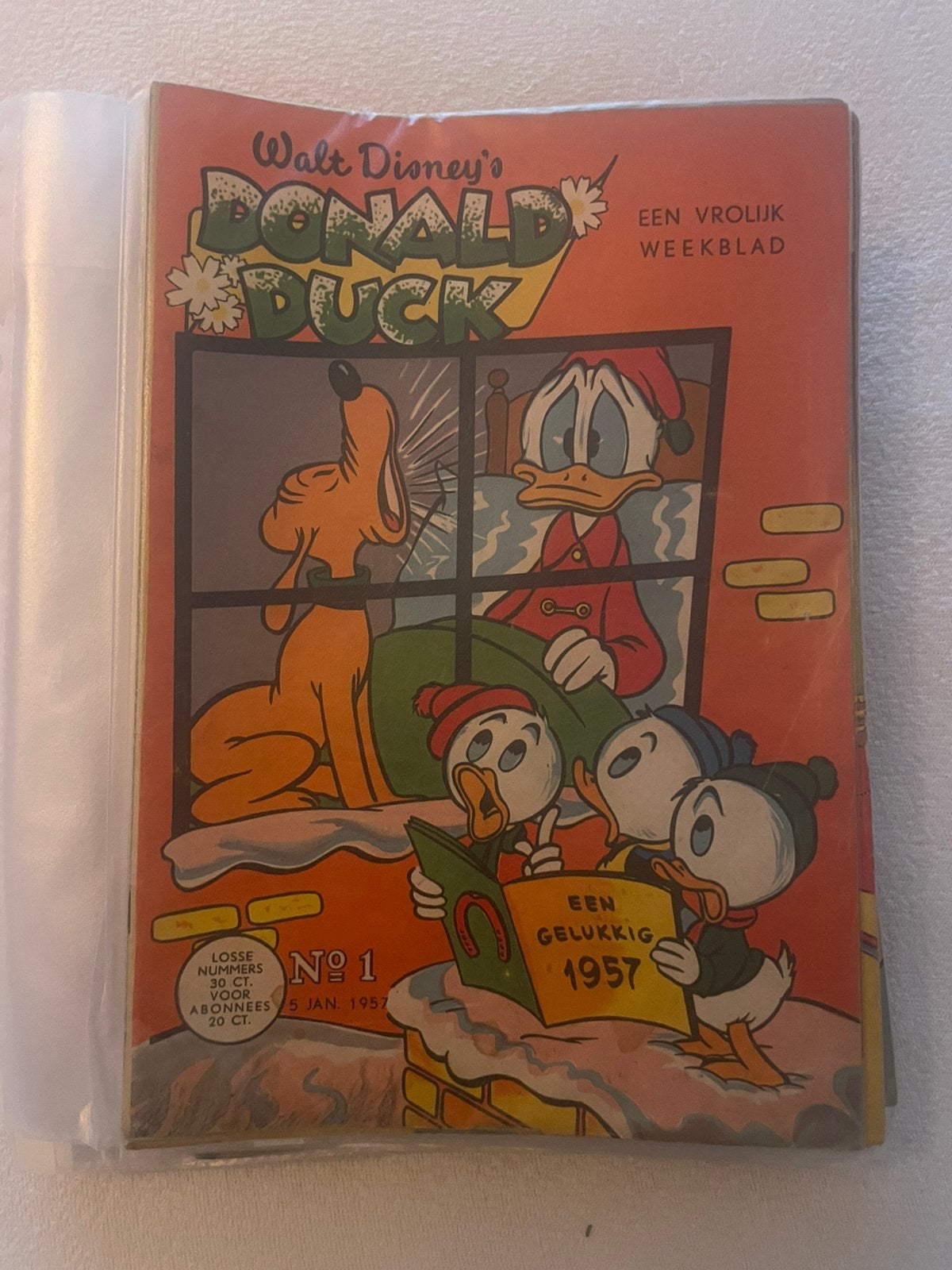 Donald Ducks complete jaargang 1957, Complete serie of reeks, Ophalen of Verzenden, Gelezen