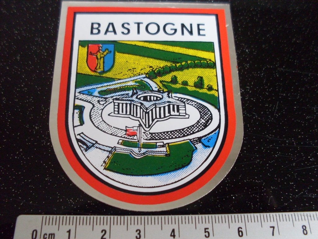 folie sticker stad bastogne bastenaken, Verzamelen, Verzenden, Zo goed als nieuw, Overige typen