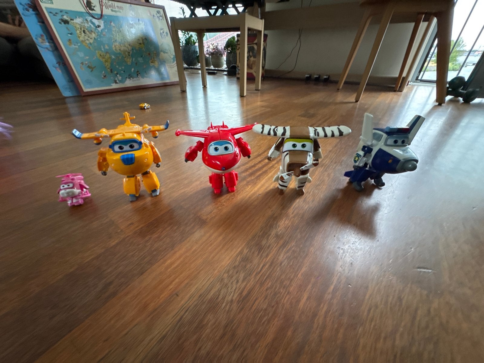 Super Wings Transformatie Speelgoed Vliegtuigen Set, Ophalen of Verzenden, Gebruikt