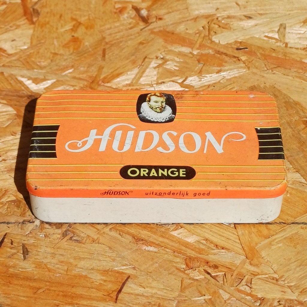 Hudson Orange blikje, Ophalen of Verzenden, Gebruikt, Overige, Overige merken