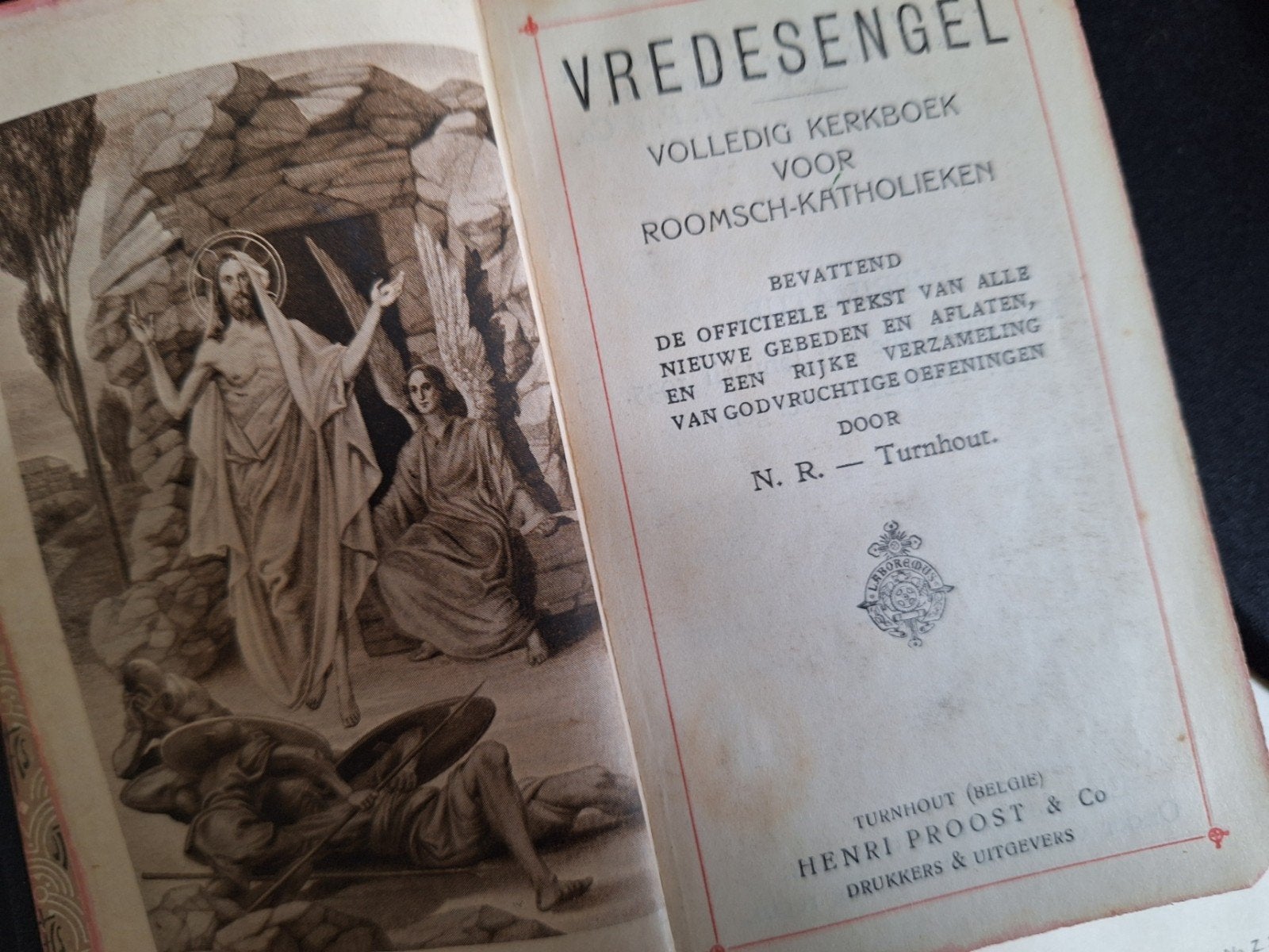 Vredesengel: Volledig Kerkboek voor Roomsch-Katholieken, Antiek en Kunst, Ophalen of Verzenden, N. R. - Turnhout.