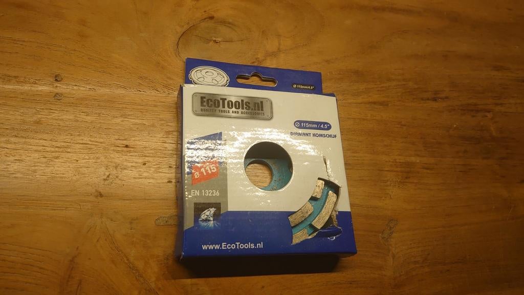 Ongebruikte diamant komscijf 115 mm voor slijpmachine, Ophalen of Verzenden, Nieuw, Minder dan 700 watt, Overige typen