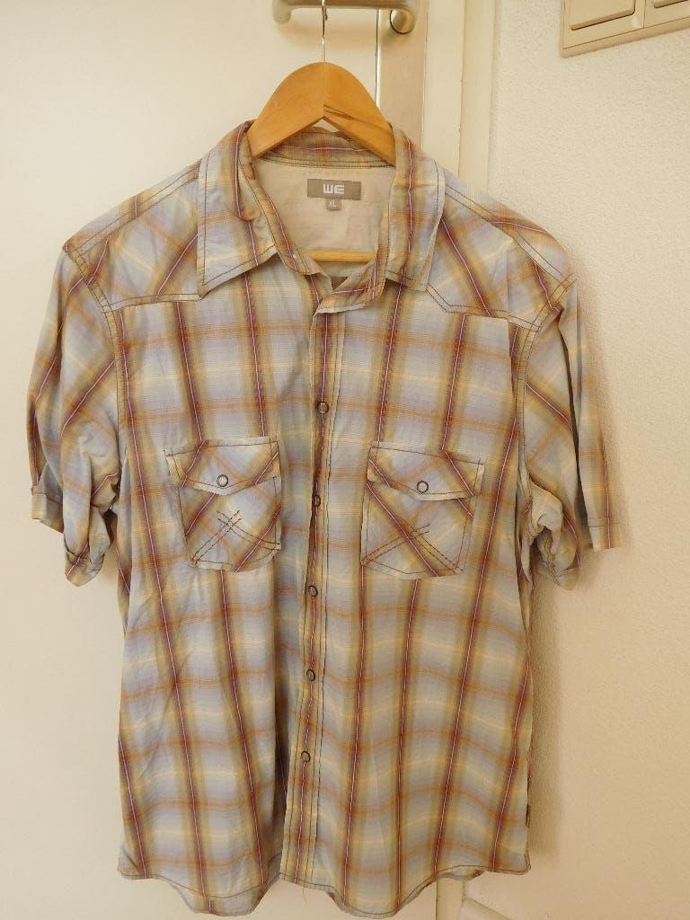 Herenblouse maat XL, Ophalen of Verzenden, Zo goed als nieuw, Beige, Halswijdte 43/44 (XL)